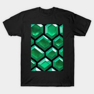 Jewel Pattern - Green Emerald, for a bit of luxury in your life! #2 T-Shirt